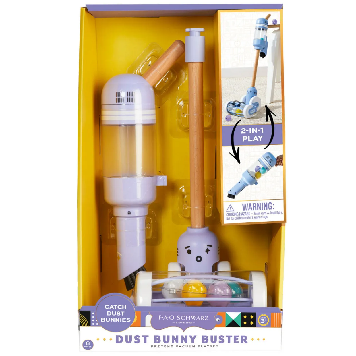 Pretend Play Dust Bunny Vacuum Set