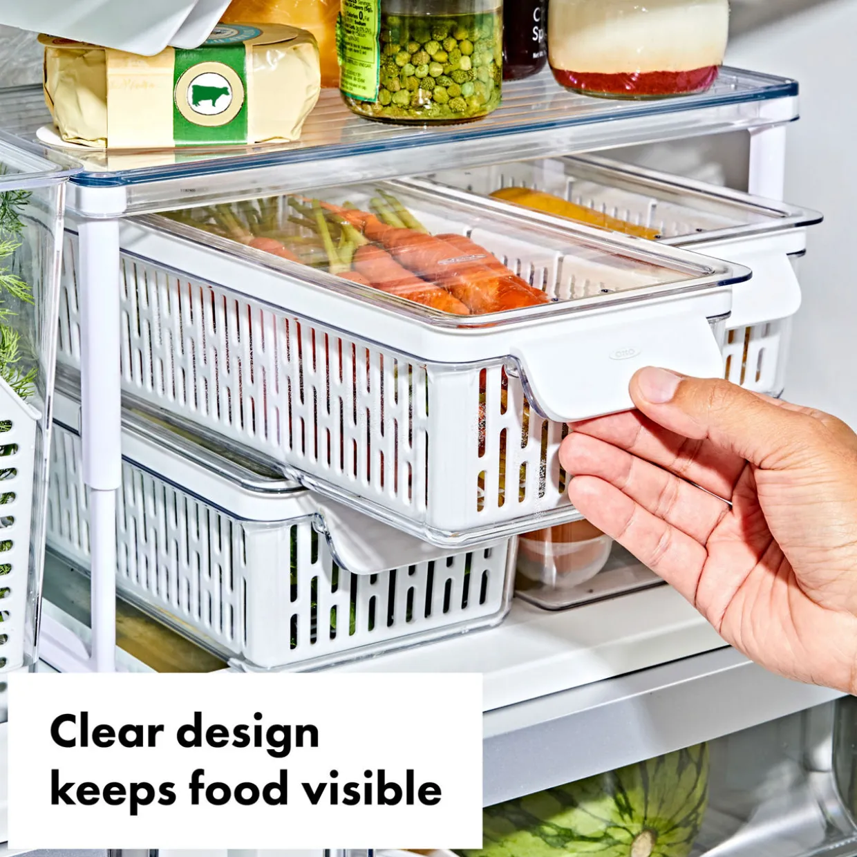 Produce Saver: Long Storage Bin