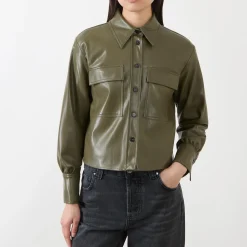 Profilo Faux Leather Jacket