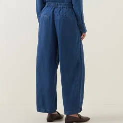Punna Denim Barrel Leg Trousers