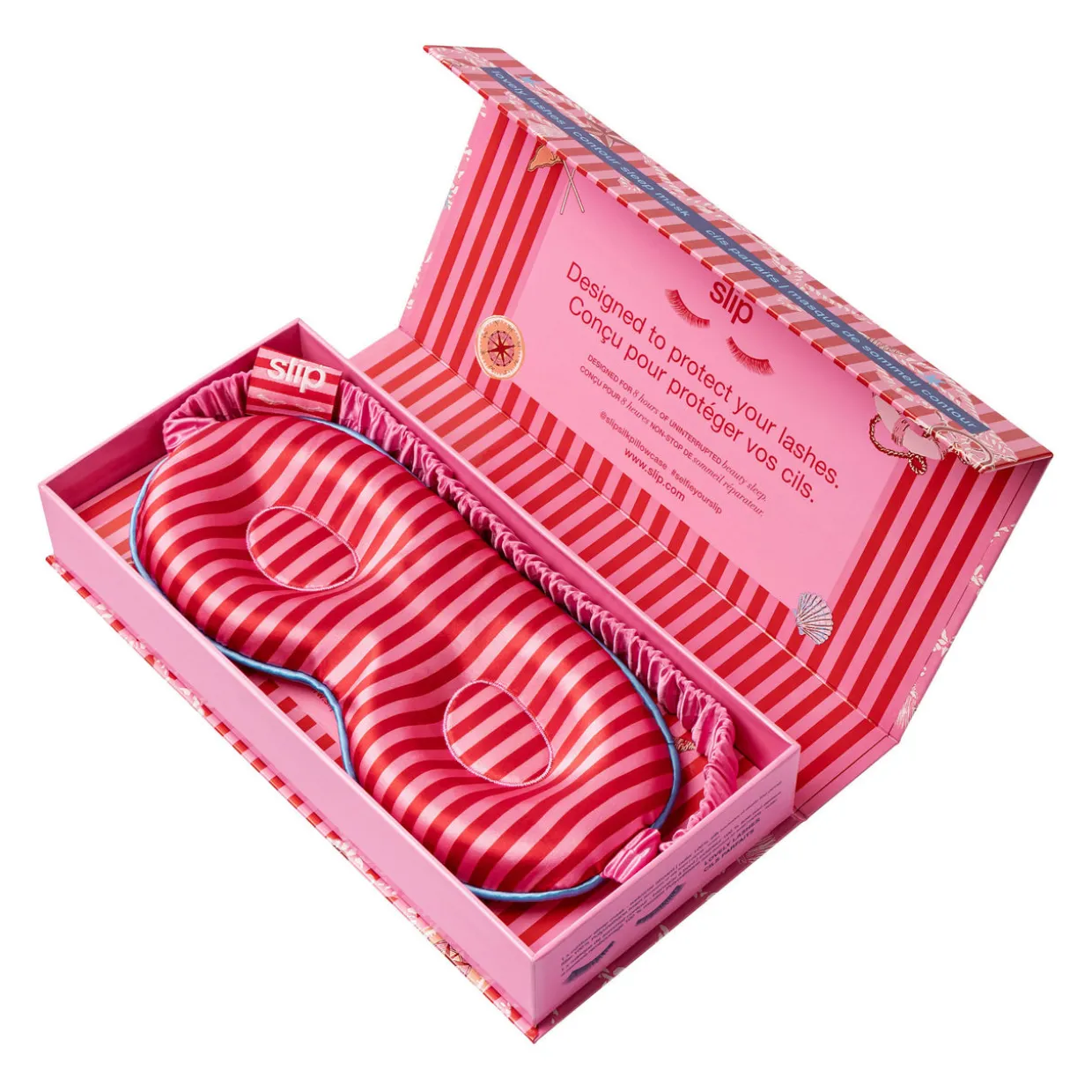Pure Silk Contour Sleep Mask - Welcome Aboard