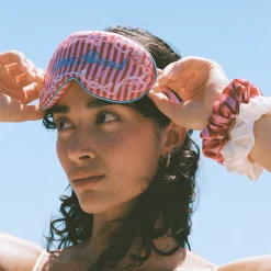 Pure Silk Contour Sleep Mask - Welcome Aboard