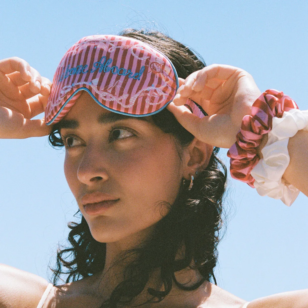 Pure Silk Contour Sleep Mask - Welcome Aboard