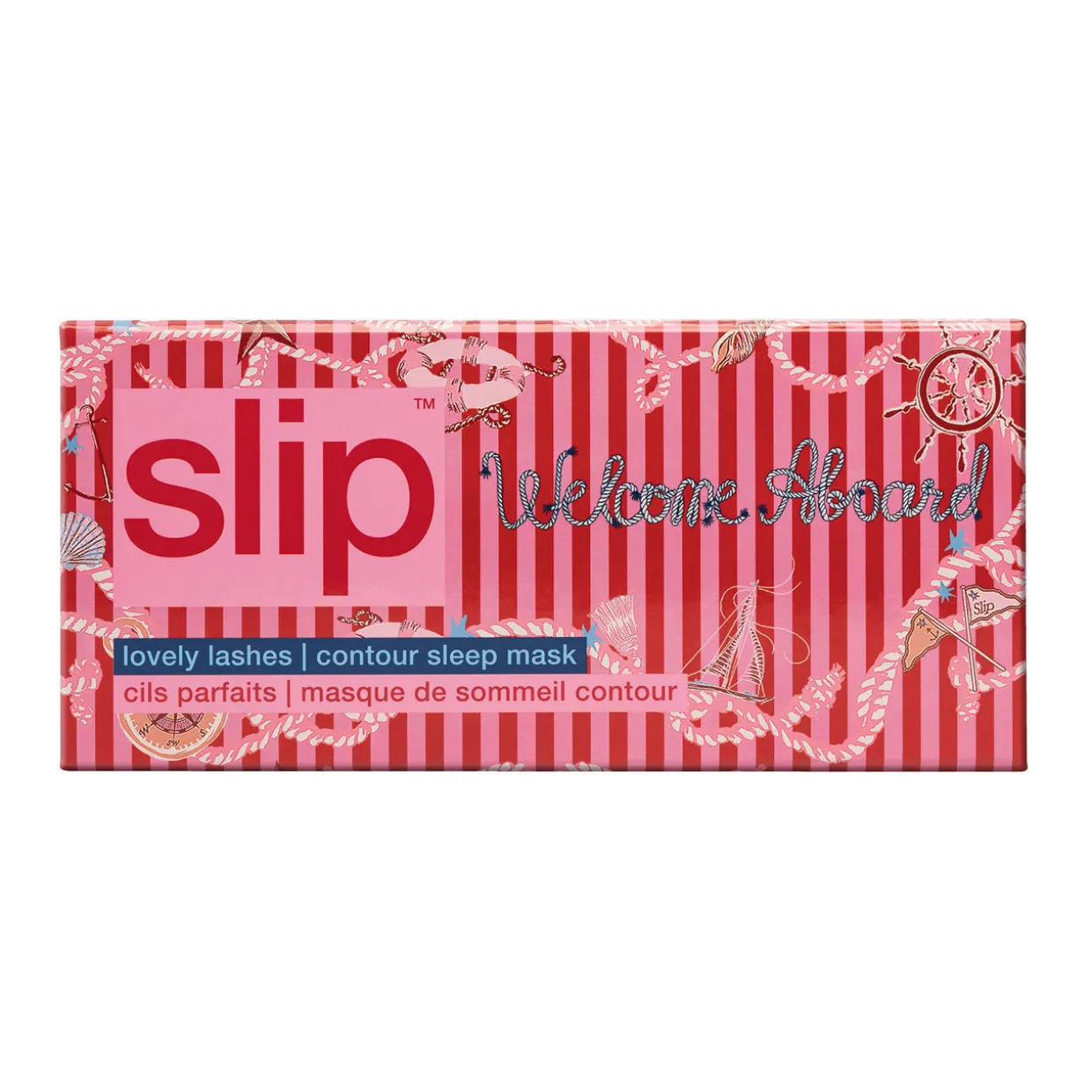 Pure Silk Contour Sleep Mask - Welcome Aboard