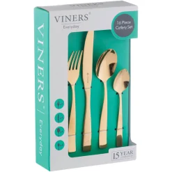 Purity Gold Cutlery 16-Piece Set