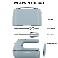 Quickmix Go 5 Speed Hand Mixer Grey