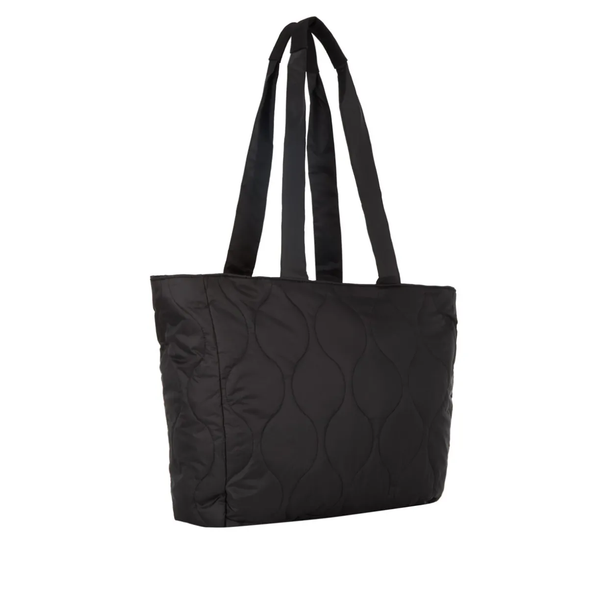 Quilted Nylon Tote Bag