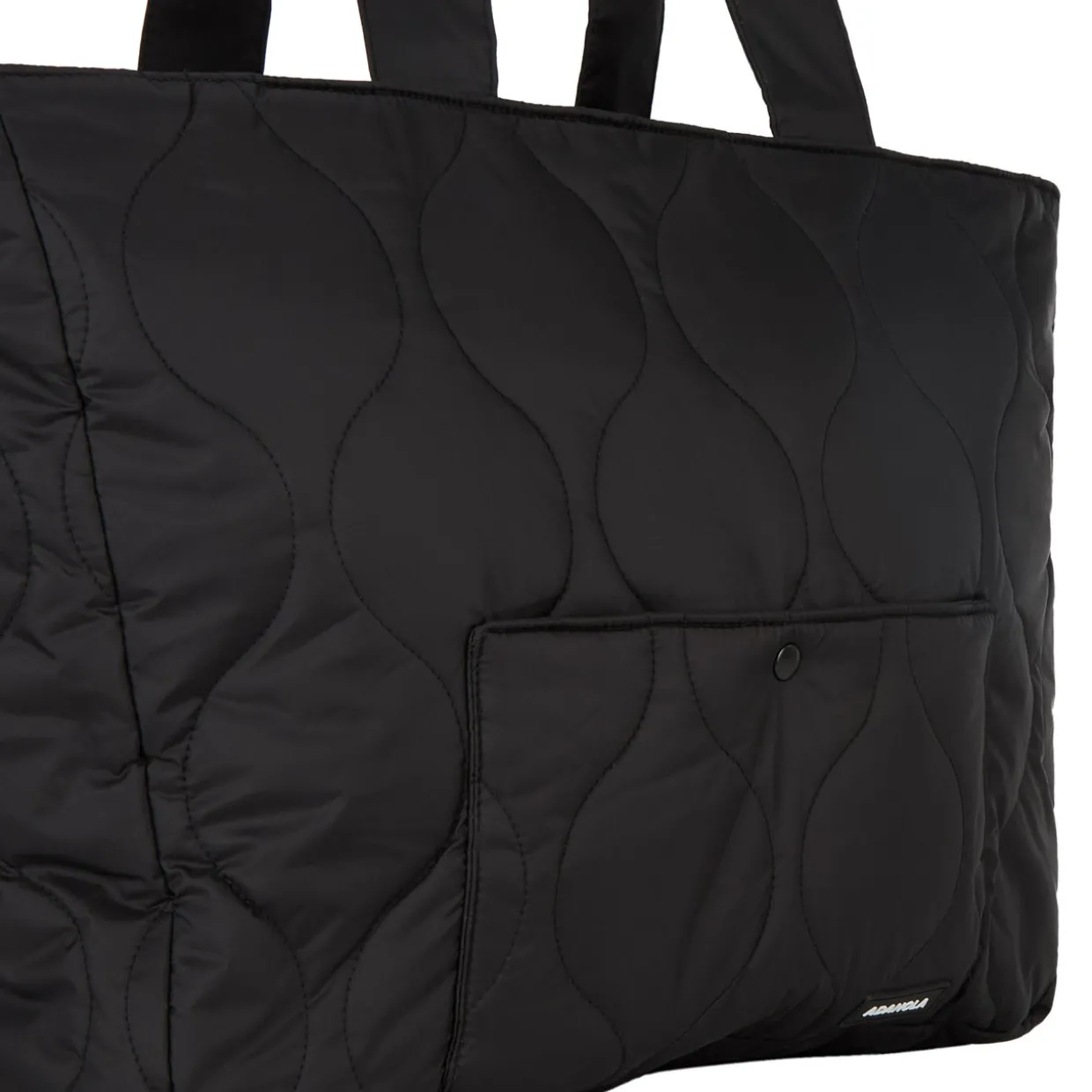 Quilted Nylon Tote Bag