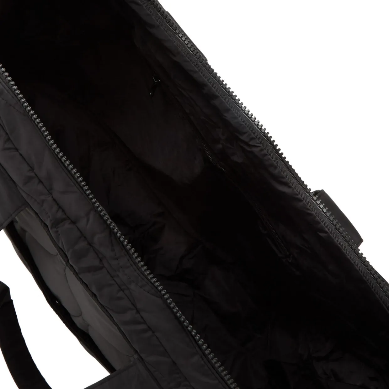 Quilted Nylon Tote Bag