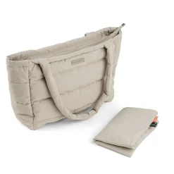 Quilted Tote Changing Bag Sand