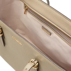 Quinn Large Pebbled Leather Tote Bag