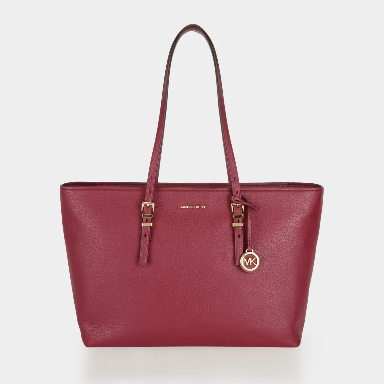 Quinn Large Pebbled Leather Tote Bag
