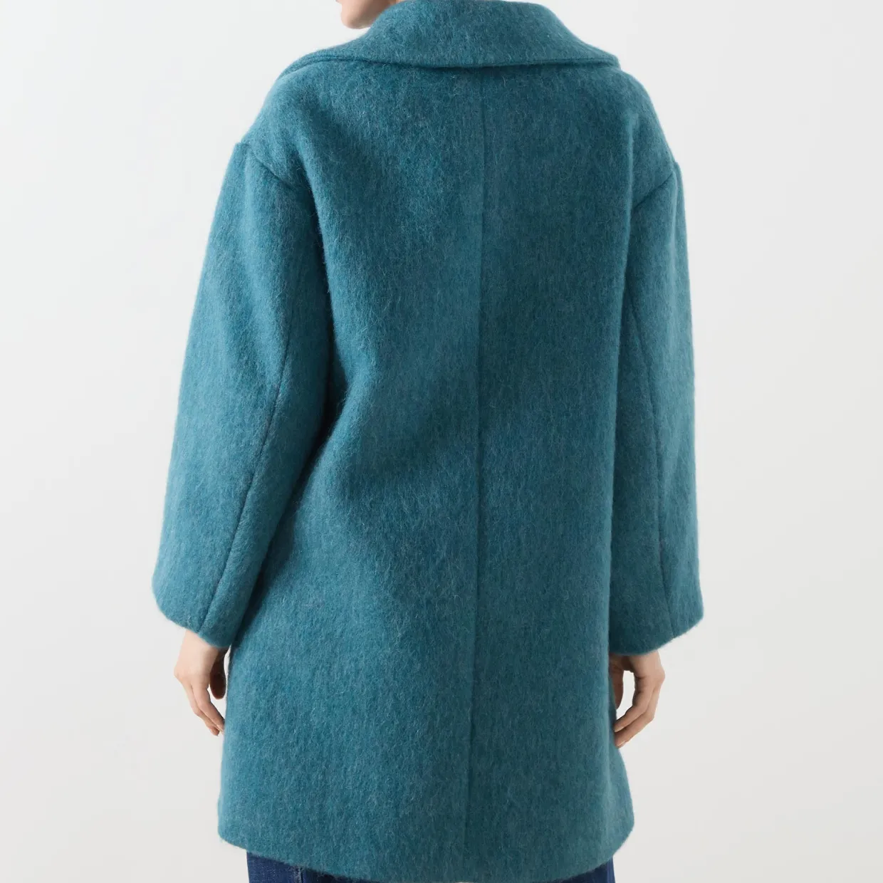 Rada Single-Breasted Brushed Coat