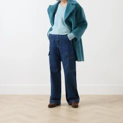 Rada Single-Breasted Brushed Coat