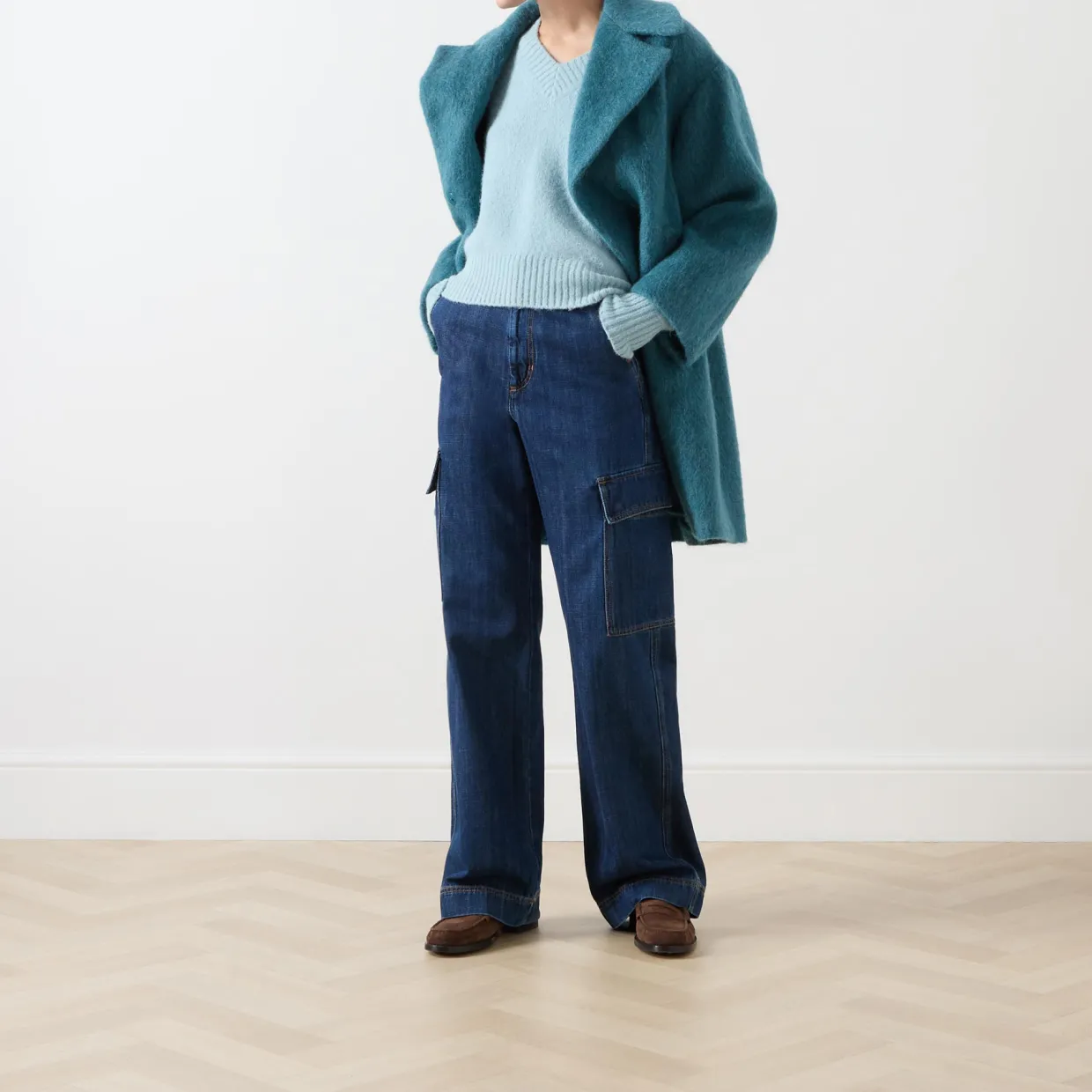 Rada Single-Breasted Brushed Coat