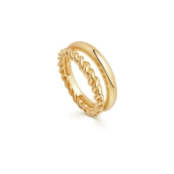 Radial 18kt Gold Vermeil Ring