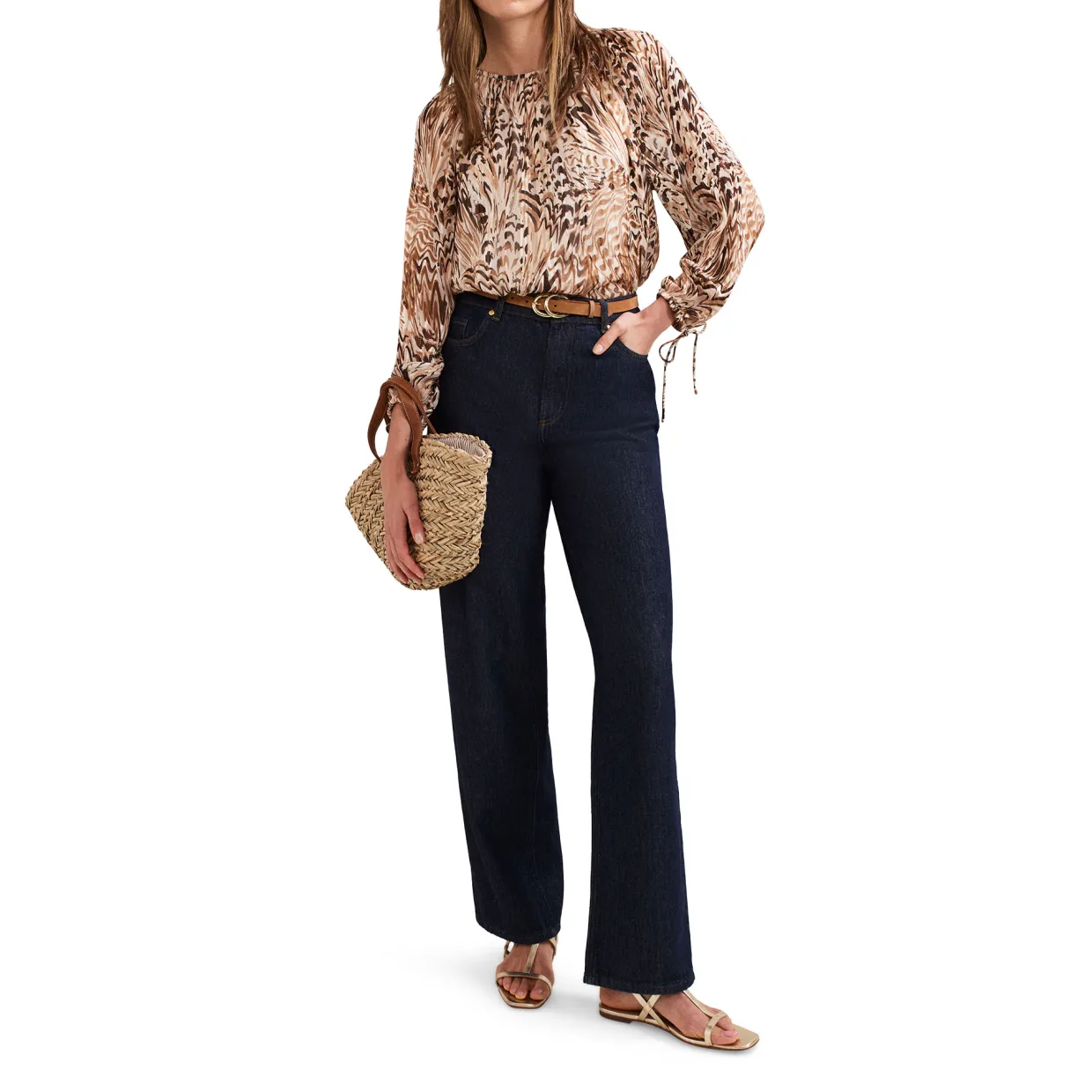Rafaella Printed Blouse