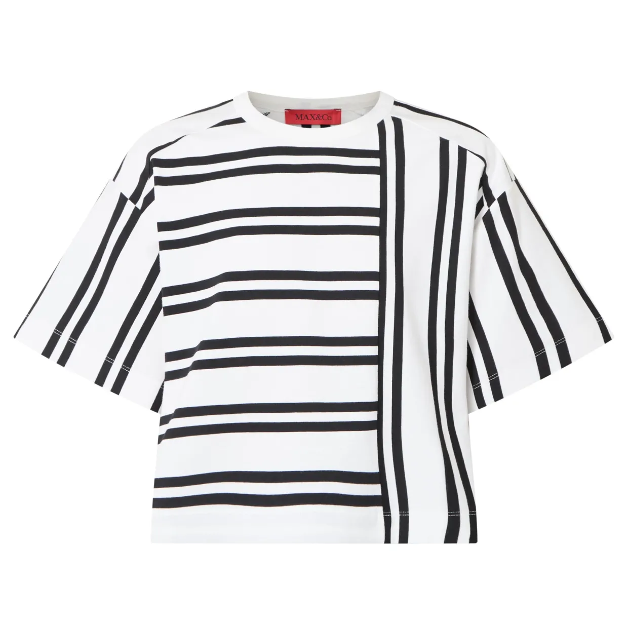 Rail Striped Oversized T-Shirt