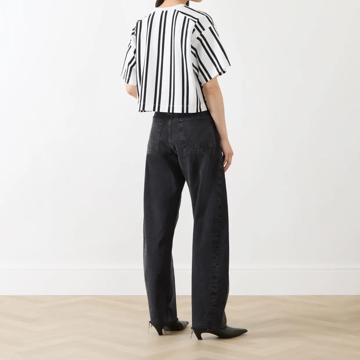 Rail Striped Oversized T-Shirt