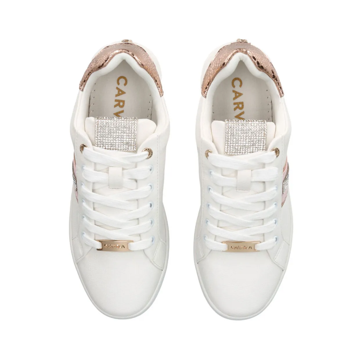 Rapid Striped Lace-Up Trainers