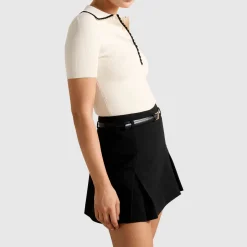 Reagan Contrast Trim Polo Top