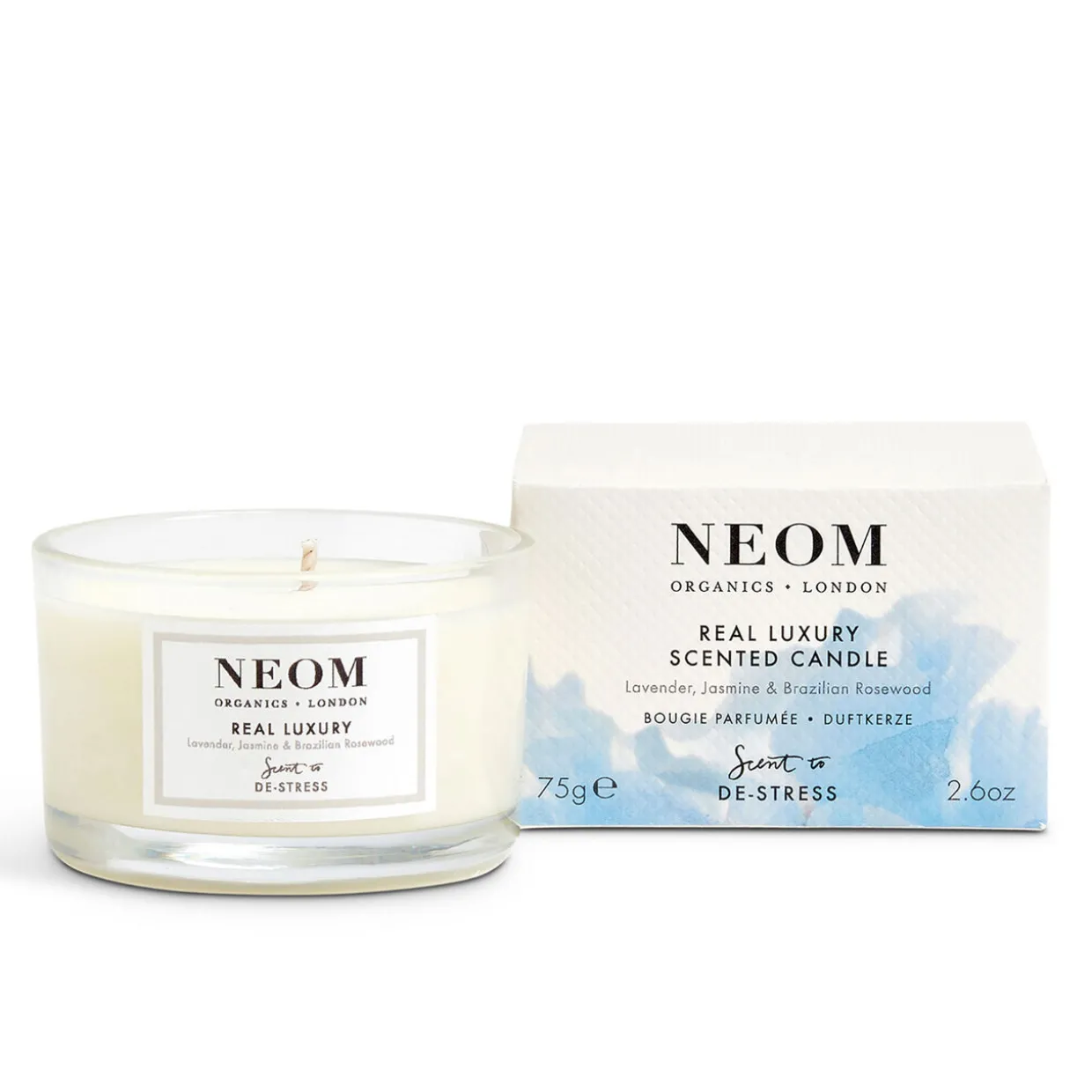 Real Luxury Travel Scented Candle 75g