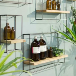 Reclaimed Set of Five Shelves