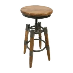 Reclaimed Swivel Stool