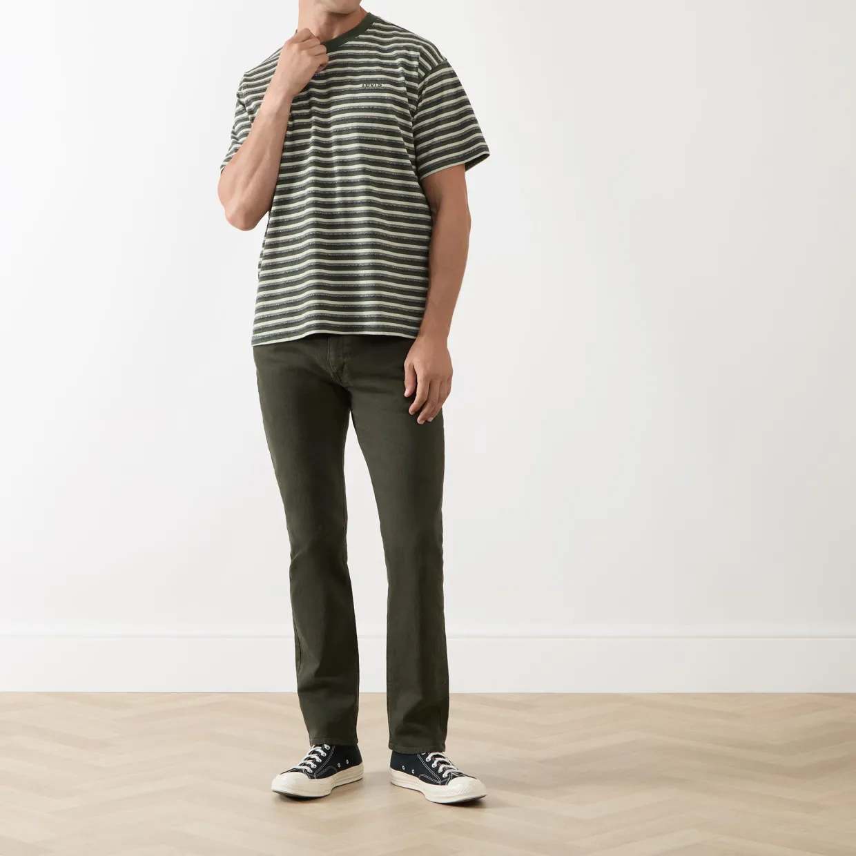 Red Tab™ Vintage Striped T-Shirt