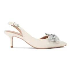 Regal Bow Slingback Heels