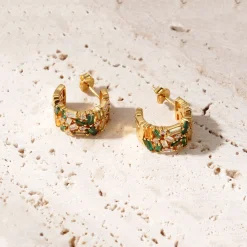Regalia Hoop Earrings
