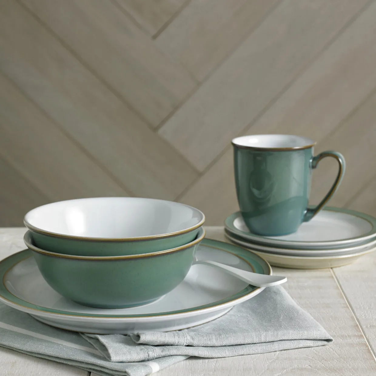 Regency Green Coffee Beaker-Mug