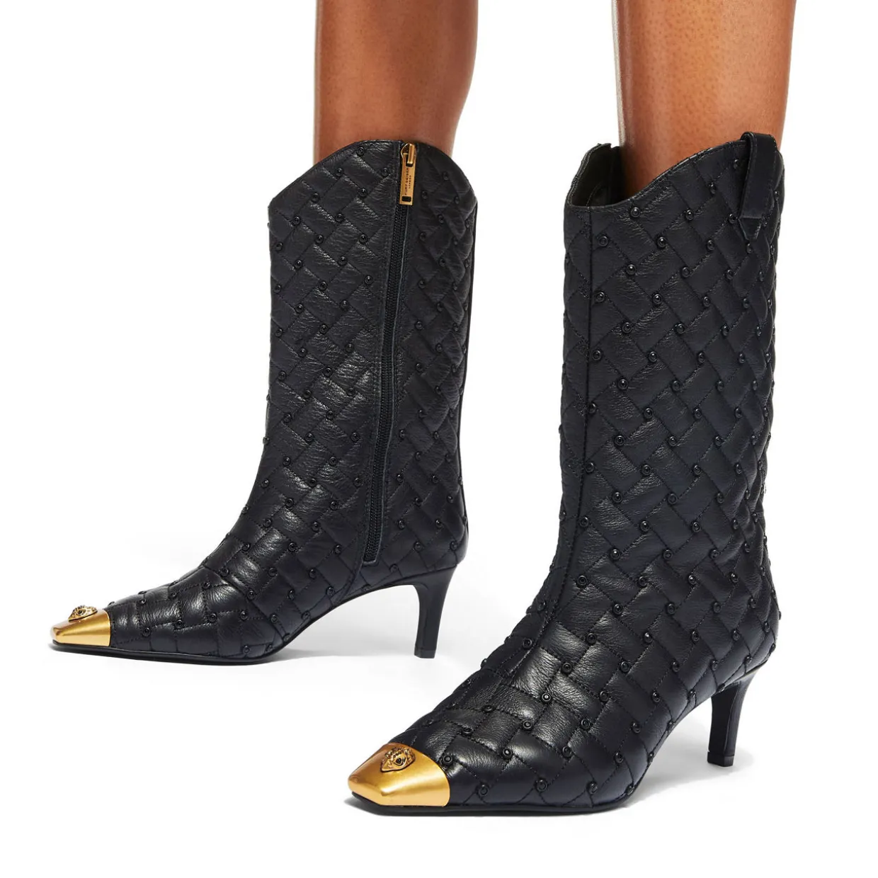 Regent Quilted Crystal Boots