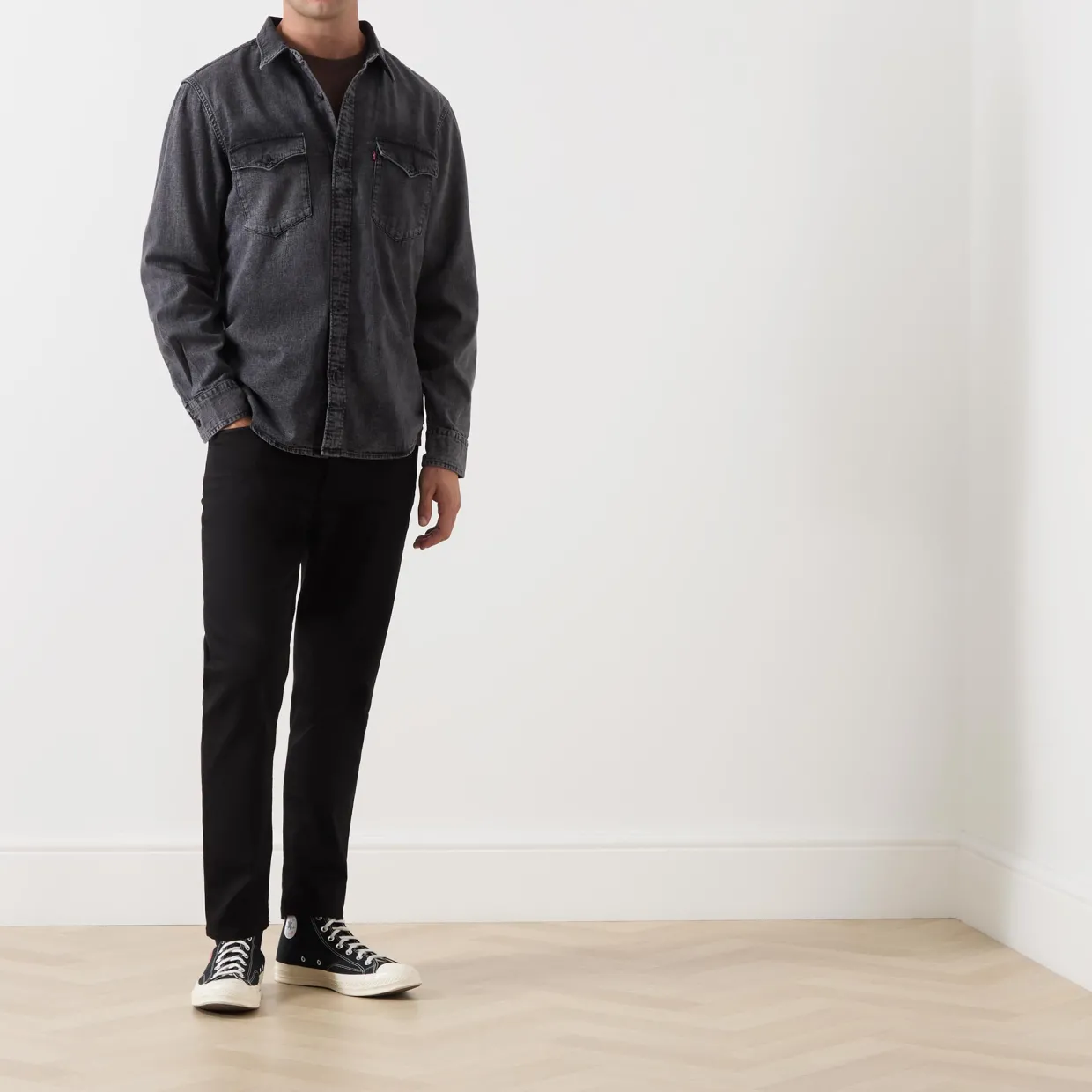 Relaxed Western Denim Shirt