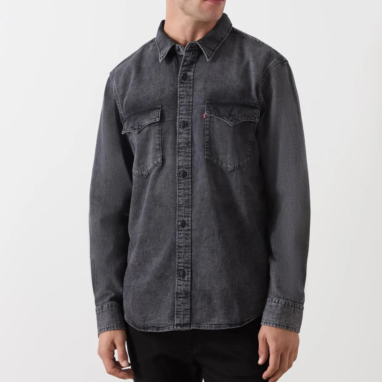 Relaxed Western Denim Shirt