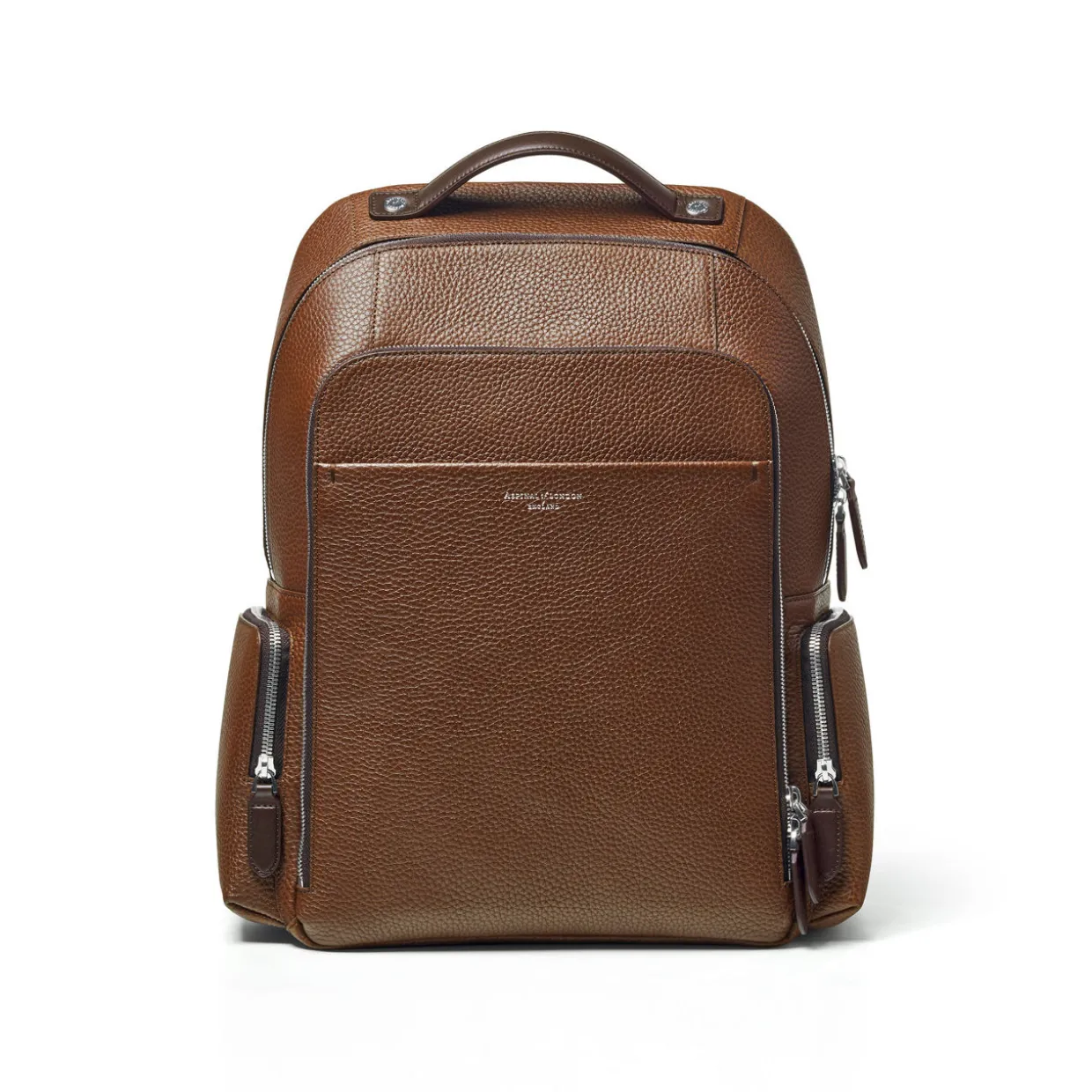 Reporter Pebbled Leather Backpack