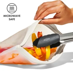 Reusable Silicone Stand-Up Quart Bag 32oz