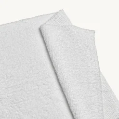 Reversible Medium Bath Rug White