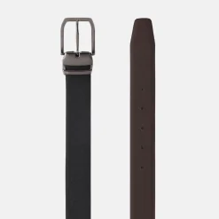 Reversible Textured Leather Belt