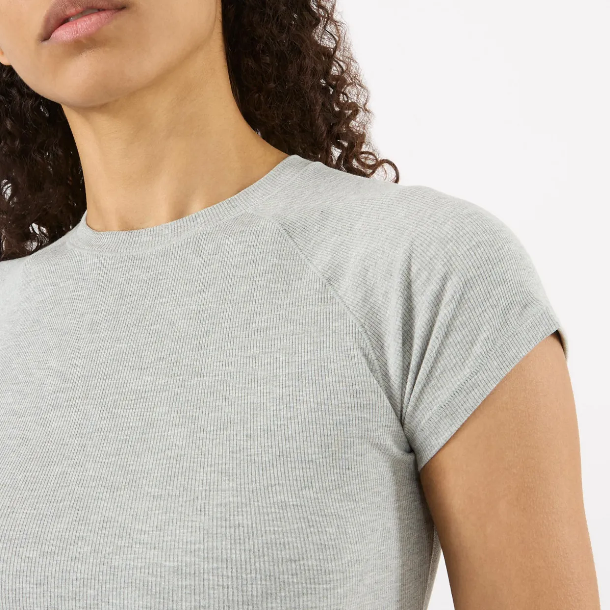 Rib Raglan Top