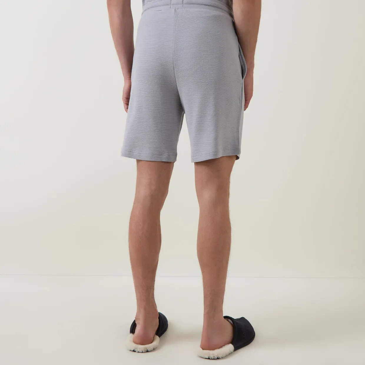 Rib Stretch Logo Pyjama Shorts