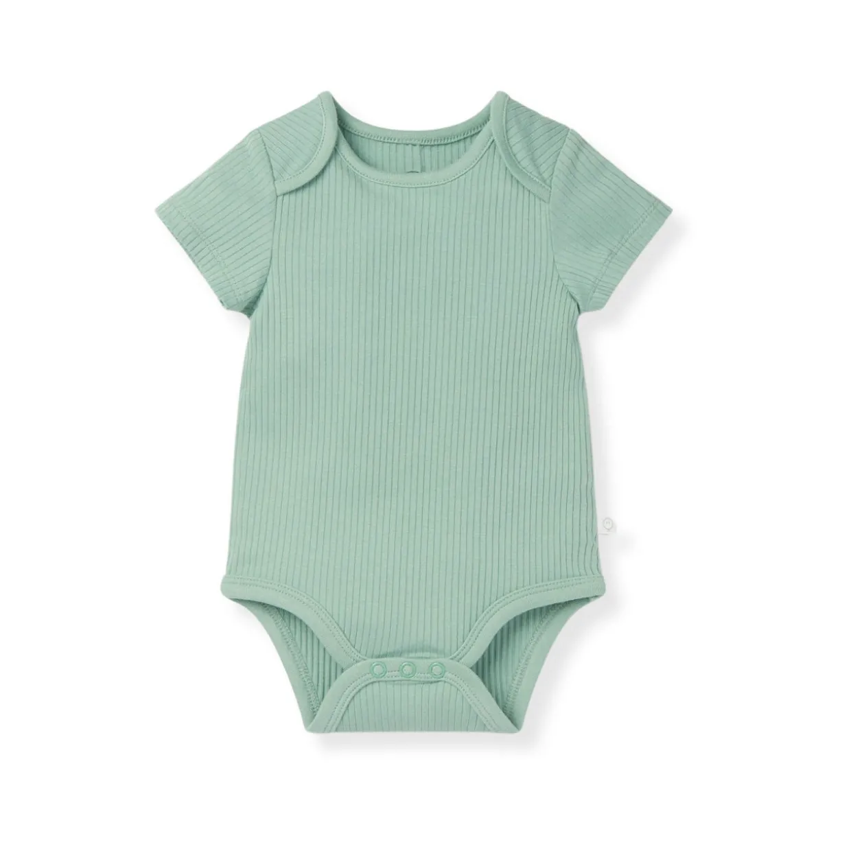 Ribbed Logo Bodysuit