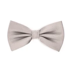Ribbed Woven Bow Tie