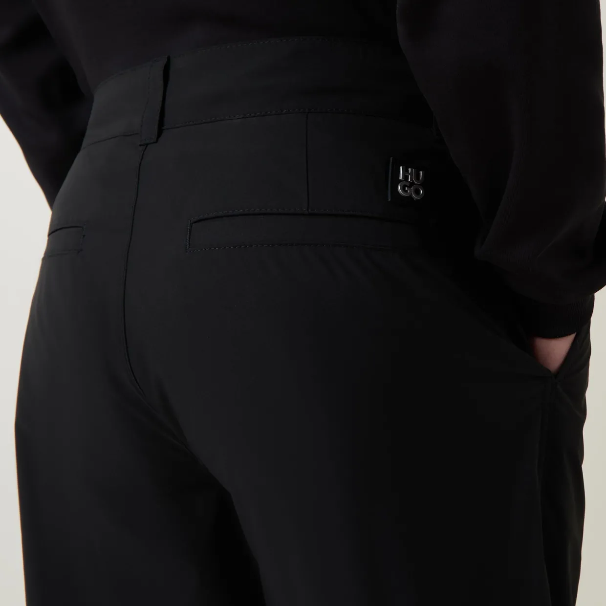 Riko 253 Pleated Straight Leg Trousers