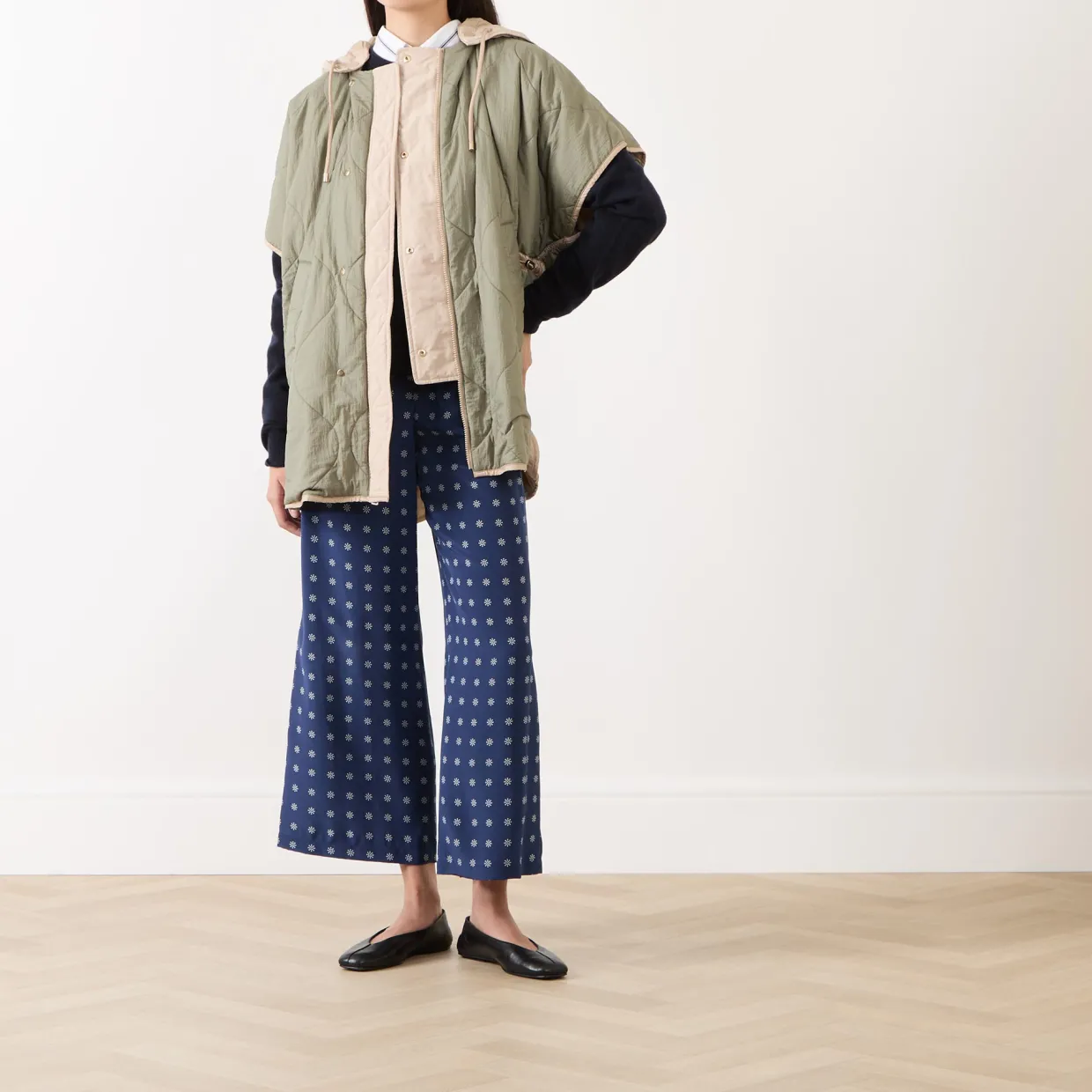 Riva Reversible Water-Repellent Cape