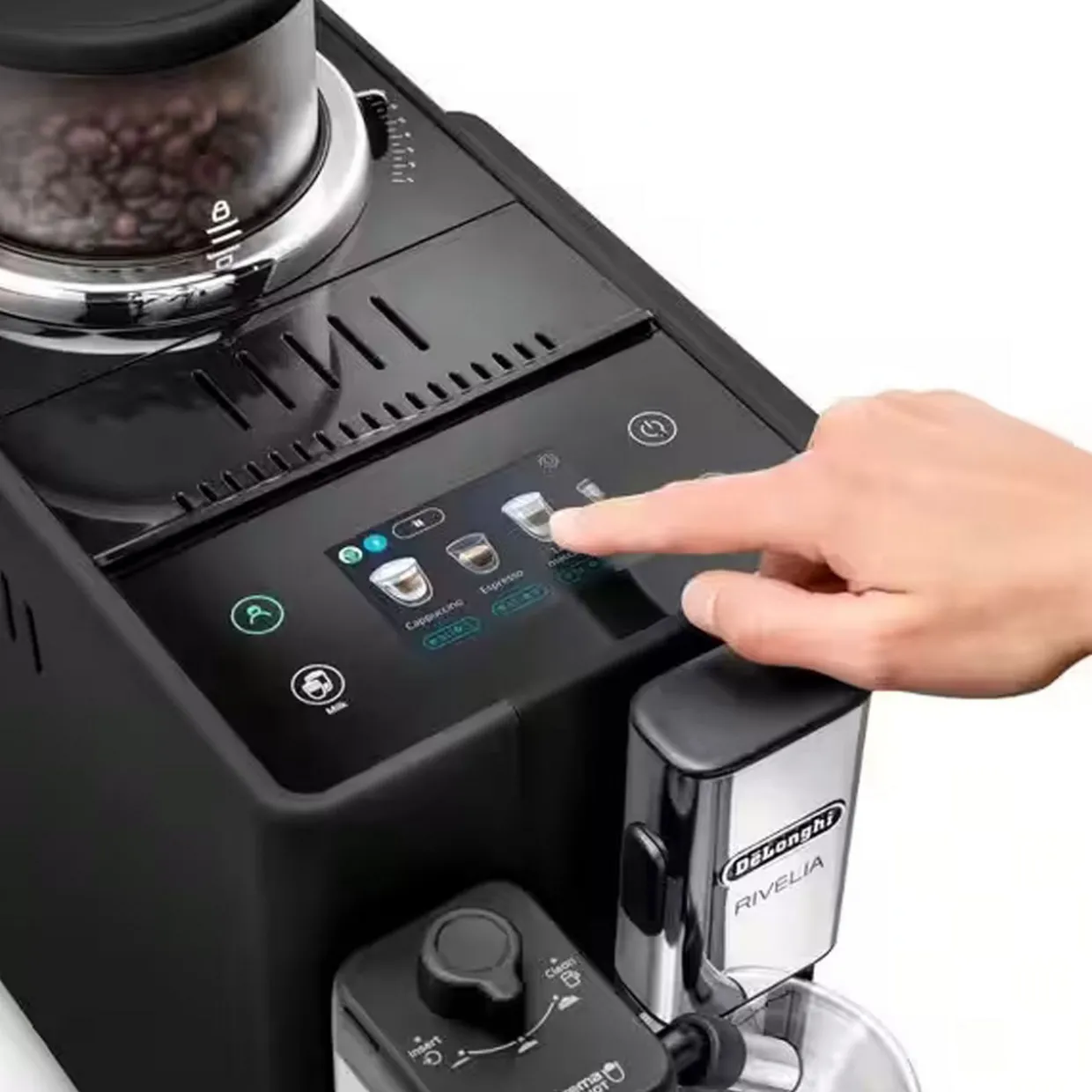 Rivelia Automatic Compact Bean To Cup Black