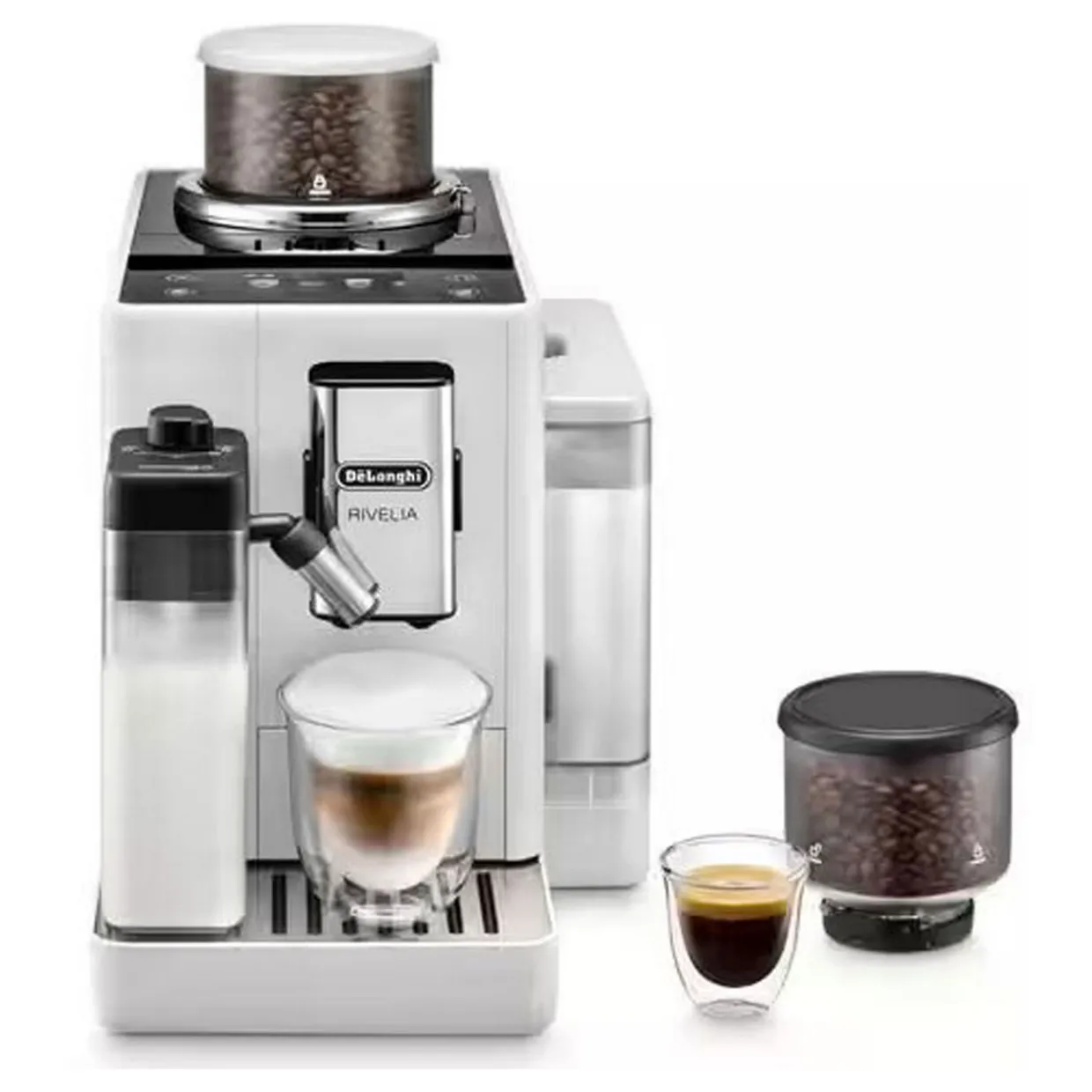 Rivelia Automatic Compact Bean To Cup White