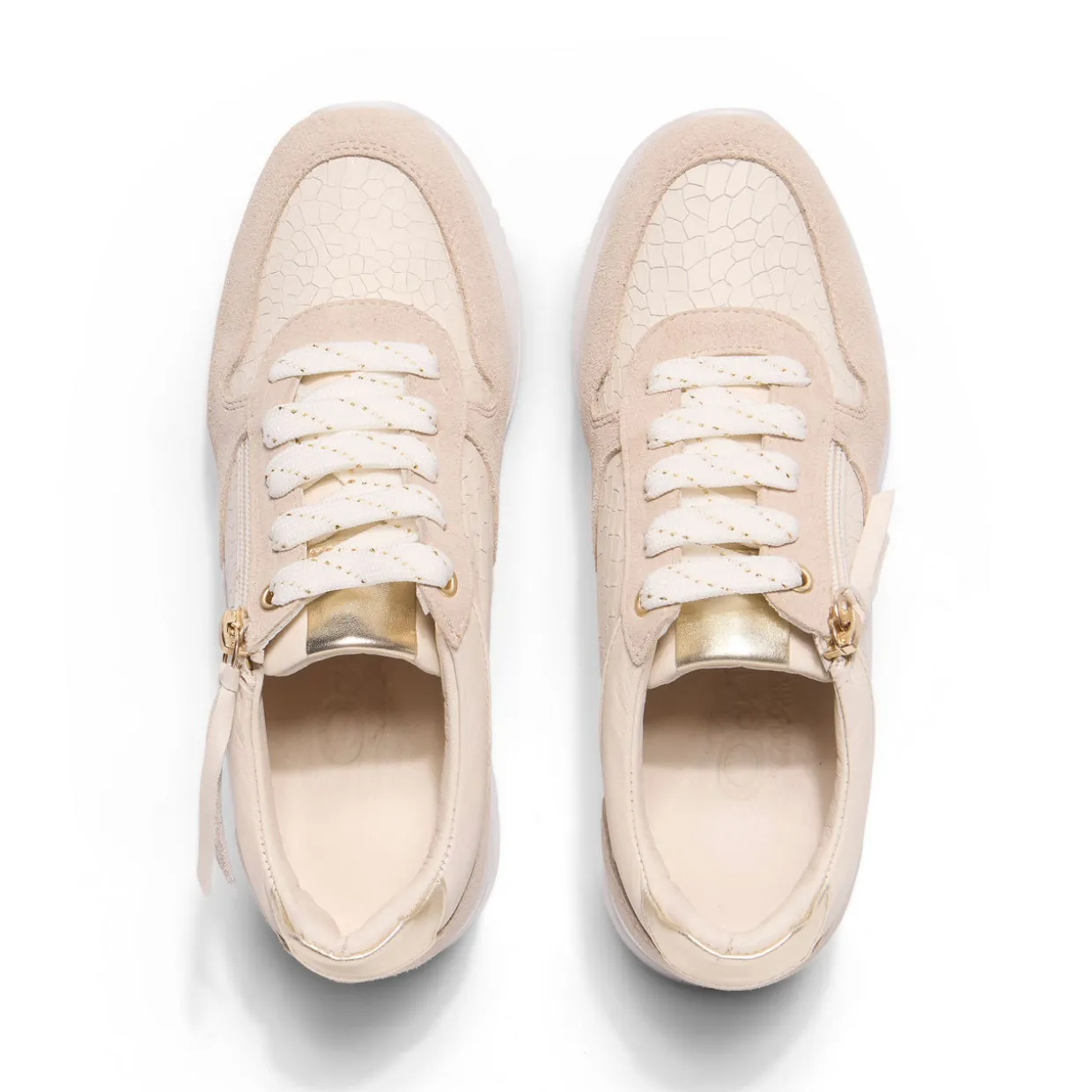 Robyn Leather Platform Trainers
