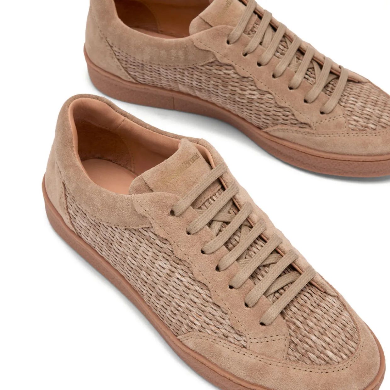 Roller Scalloped Lace-Up Trainers