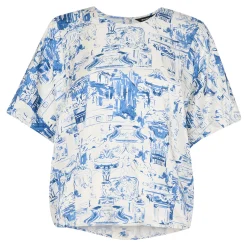 Rome Print Blouse